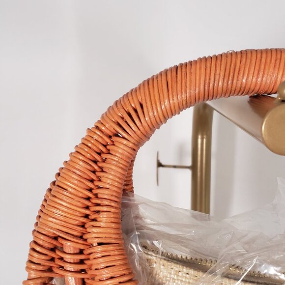 Antik Kraft Wicker Circle Handbag‎ NWT - Picture 5 of 7